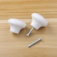 thumbnail image 5 of Raindrops  10 Pcs Ceramic Handle Drawer Handles Cabinet Door Knobs White, 5 of 8