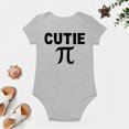 thumbnail image 4 of Cutie Pie - Baby Clothes - Funny Newborn Bodysuit Outfits for Boys And Girls Gray-style-1 3months, 4 of 7
