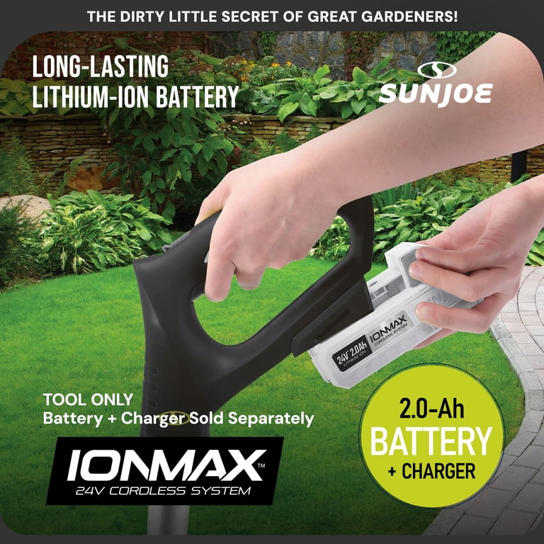 Sun Joe 24V Cordless Garden Tiller and Cultivator, Tool Only photo 5
