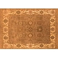 thumbnail image 1 of Ahgly Company Indoor Rectangle Oriental Orange Industrial Area Rugs, 2' x 4', 1 of 4