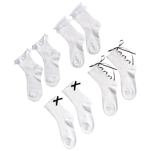 Raindrops Warm Soft Cotton Midcalf Stockings for Women, White Socks Size 7-11 Comfortable Fit
