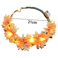 thumbnail image 2 of Corona de flores LED, diadema de corona de flores, tocado de flores Led luminoso, tocado de flores MFZFUKR CPB-DE-LYY848-8, 2 of 5