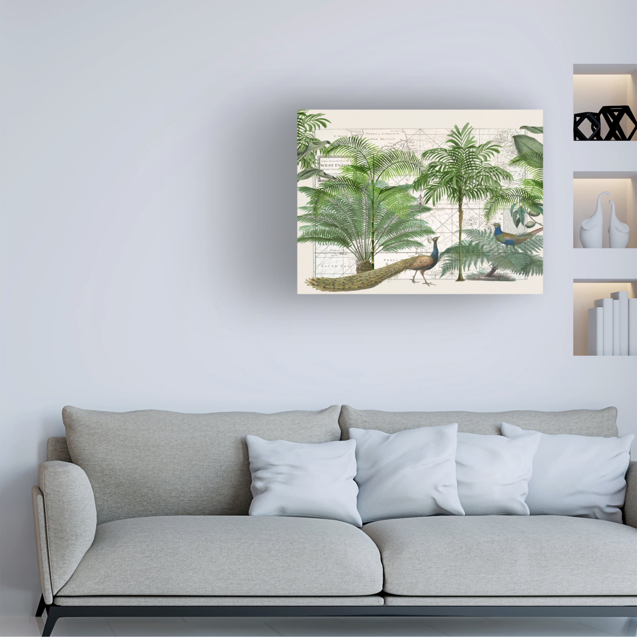 Trademark Fine Art Andrea Haase  Tropical Empire No6 Canvas Wall Art