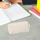 thumbnail image 5 of Estuche para lápices, estuche suave para lápices, estuche para lápices, bolso de papelería simple, organizador escolar estético de oficinaBlanco, 5 of 6