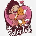 thumbnail image 3 of CafePress - My Cat Is My Valentine Baseball Jersey - Cotton Baseball Jersey, 3/4 Raglan Sleeve Shirt, 3 of 4