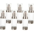 thumbnail image 7 of LOLIPPYY Set of 6 Golden Airless Pump Bottles for Lotion, Cream, Skincare, and Cosmetic Storage Containers, 7 of 7
