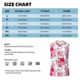 thumbnail image 5 of Yiaed Peonies And Roses Print Men's Singlet Vests Summer Running Muscle Tank Tops Gym Undershirt Round Neck Sleeveless for man, 5 of 5