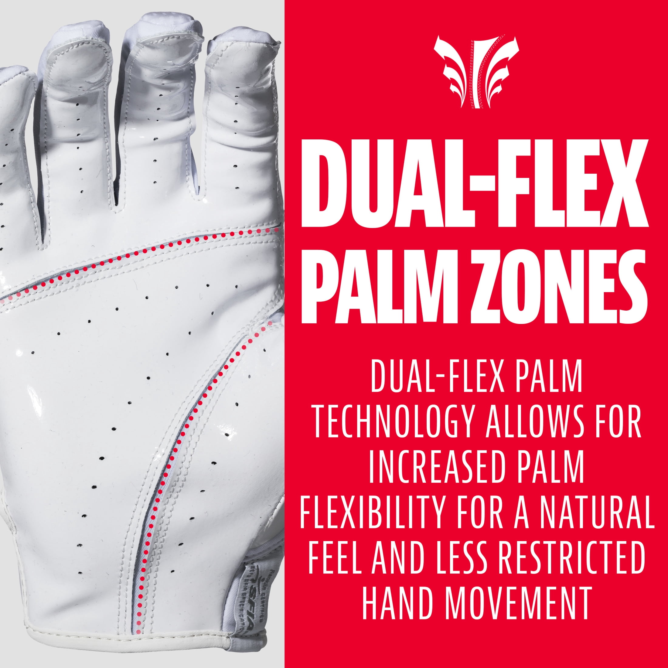 Franklin Sports Hi-Tack Premium Adult Football Receiver Gloves