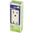 thumbnail image 2 of Enchufe Dúplex Decora Leviton S06-05325-0TS, color almendra claro, 15 A, 125 V, 2 of 5