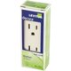 thumbnail image 2 of Enchufe Dúplex Decora Leviton S06-05325-0TS, color almendra claro, 15 A, 125 V, 2 of 5