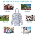thumbnail image 5 of Lsque Sailboats And Seagulls Patten Youth Hoodie Sweatshirt Pullover with Kangaroo Pocket Boys and Girls Hoodie Warm Hoodie for Kids-Large, 5 of 6