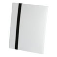 thumbnail image 4 of KLKCMS 4 Pockets Trading Card Carrying Binder 20 Sheets for Game Cards Sports Cards Car white, 4 of 8