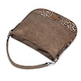thumbnail image 7 of Wrangler Hobo Bags Large Crossbody Bags for Women Shoulder Purses with Striped Cotton Straps, Leopard-Dark Khaki, 7 of 7