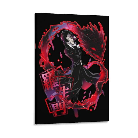Bungo Stray Dogs Poster Ryunosuke Akutagawa Art Poster Canvas Painting Decor Wall Print Photo Gifts Home Modern Decorative Posters 16x24inch(40x60cm)