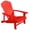 Red, variant on Outsunny Wooden Adirondack Chair for Fire Pit Deck Garden Natural