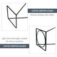 thumbnail image 2 of FESTFENDS Support de Rangement pour Filtre à Café 1 Pce Design Simple Fer Noir pour Usage Domestique, 2 of 8