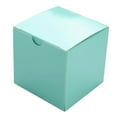 Efavormart 100 pcs of 3x3x3 Turquoise Favor Box for Candy Treat Gift ...