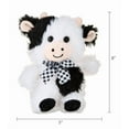 thumbnail image 3 of Shaggy Cow Plush Toy – 8-Inch Soft Highland Cow Stuffed Animal, Cuddly Scottish Highlander Plushie for Kids and Collectors w/LaPrima Morceau Bonbon, 3 of 7
