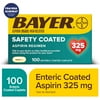 Bayer Aspirin Regimen 325mg Enteric Coated Tablets, 100 Count
