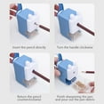 thumbnail image 5 of KQJQS Manual Pencil Sharpener, Hand Crank Pencils Sharpener Five-Position Pen Tip Adjustable Pencils Sharpener Office Supplies for Classroom Office, 5 of 6