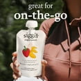 thumbnail image 5 of Siggi’s Reduced Fat Yogurt Pouches, Strawberry Banana, 3.5 oz., 4 Ct, 5 of 12