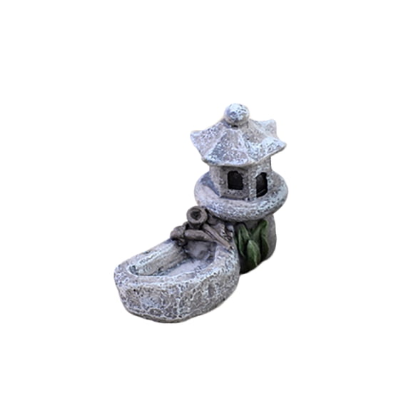 Farfi Display Mold Small Odorless DIY Decoration Adorable Pool Tower Mold for Gift (Grey)