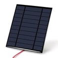 thumbnail image 4 of Mistaha 2.5W 5V Polycrystalline Silicon Solar Panel with Alligator Clips Solar Cell for DIY Power Charger, 4 of 8