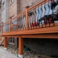 thumbnail image 3 of TMEE Balusters Iron Deck Spindles,26 Pack Black Staircase Baluster with Screws, 32.25" Metal Deck Spindles and Stairs Railing, Stylish Deck Railing for Outdoor Stair Deck Porch, 3 of 5
