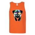 thumbnail image 2 of Wild Bobby, Colorful Pug DJ, Pop Culture, Men Graphic Tank Top, Orange, 3X-Large, 2 of 4