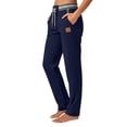 thumbnail image 3 of Maplenight Womens Cotton Linen Pants with Pockets Casual Elastic Waist Drawstring Straight Leg Pants Summer Lounge Travel Beach Trousers, 3 of 5