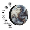 thumbnail image 5 of Waterproof Spare Wheel Cover, Blue Rose Oil Painting Adjustable Wheel Cover For Jeep Trailer Rv Suv Car, 15 Inch, 5 of 8