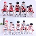 thumbnail image 2 of Figuras de acción del Anime SLAM DUNK Sakuragi Hanamichi, juguetes de colección en PVC de 11cm, Rukawa Kaede Akagi Takenori Mitsui Hisashi, 5 piezas Gong Bohan LED, 2 of 2