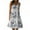 #4-White, variant on Patlollav Womens Dresses Holiday Summer Gradient Print Sleeveless Party Beach Dress