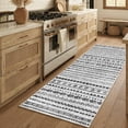 thumbnail image 5 of Boho 2'x6' Washable Hallways Rug, 2x6FT Runner Rug with Rubber Backed, Vintage Runners for Laundry Non Slip Carpet Khaki Lightweight Door Mat Indoor Entrance, 5 of 6