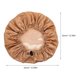 thumbnail image 4 of unbranded Adjustable Satin Head Wrap for Sleeping in Fashionable Khaki Color with Soft Smooth Material, 4 of 5