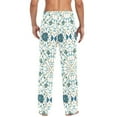 thumbnail image 4 of Indian Print joogoo Men's Pajama Pants Cotton Long Sleepwear Lounge Pants M, 4 of 7