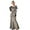 12-beige wedding guest dresses for women, variant on UPPADA Wedding Guest Dresses for Women One Shoulder Ruched Formal Evening Dress Wrap Ruffle Hem Dress Halter Bodycon Maxi Dress High Waist Party Prom Gown Cocktail Dress Womens Dresses Clearance