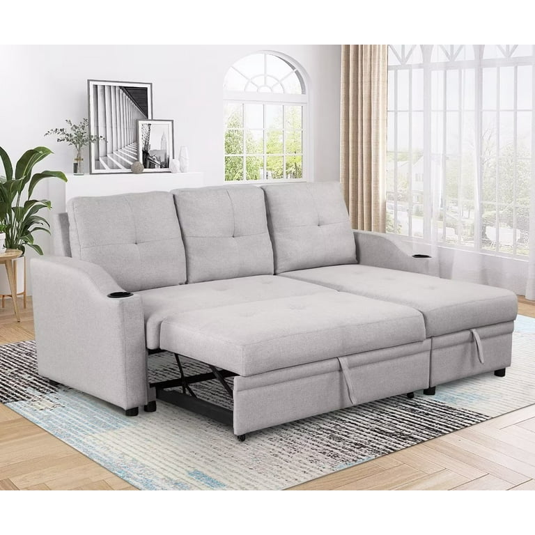 Sectional couch with trundle online
