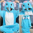 thumbnail image 1 of Kigurumi Unisex Adulto Cosplay Animal Onesie Disfraz de Halloween Navidad Pijamas de una pieza Ropa de dormir de franela de invierno para mujeres y hombres, 1 of 4