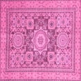 thumbnail image 1 of Ahgly Company Indoor Square Abstract Pink Modern Area Rugs, 8' Square, 1 of 4