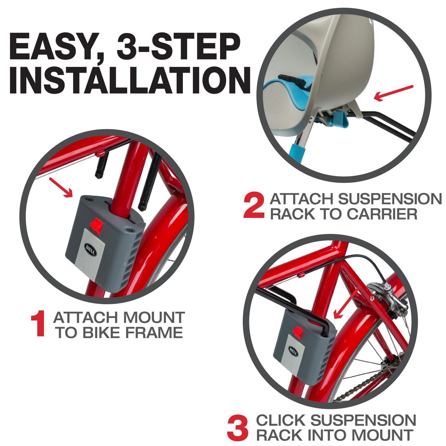 Porte-bébé avant éventé de Bell Sports