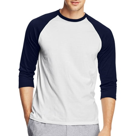 Hanes Men's X-Temp 3/4 Sleeve Baseball Raglan