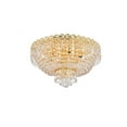 thumbnail image 5 of Century 6 light Gold Flush Mount Clear Royal Cut Crystal, 5 of 9