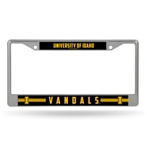 Idaho Vandals Chrome Metal License Plate Frame