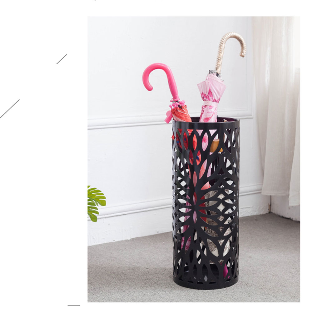 GOOHOCHY  Umbrella Organizer Bin Black Holder Creative Storage Office