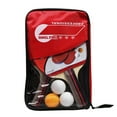 thumbnail image 1 of Dvkptbk Table Tennis Racket Indoor 2 Player Professional Table Tennis Racket 2Pcs Paddle Bat 3Balls Set Ball Sports, 1 of 1