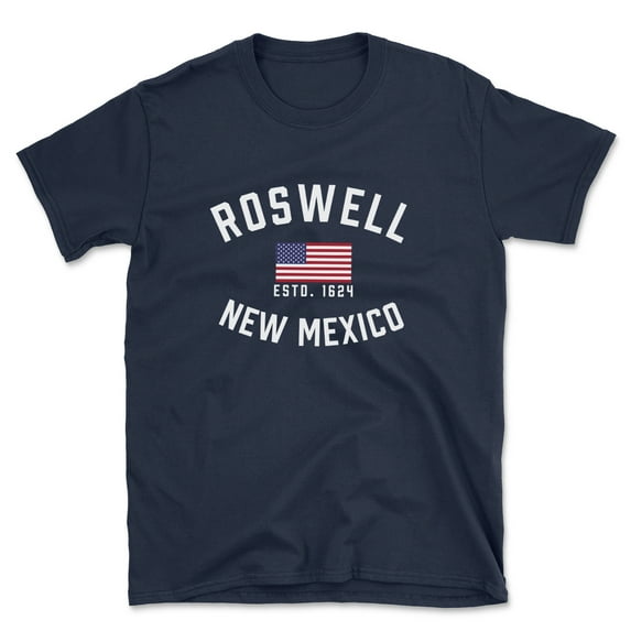 Roswell New Mexico Patriot Men's Cotton T-Shirt