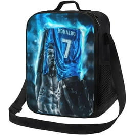 Soccer Player #7 Lunch Bag Cristiano Ronaldo Cooler Bag For School