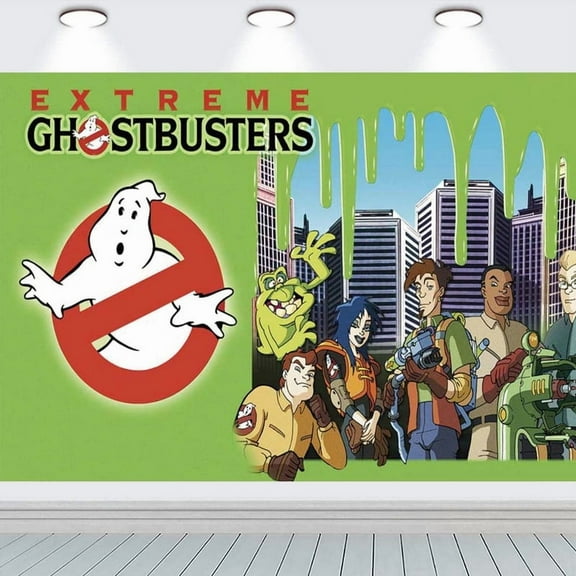 Ghostbusters Party Supplies Backdrop Banner Poster Birthday Decorations Background for Photography Taspestry