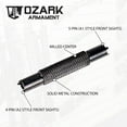 thumbnail image 4 of Ozark Armament Front Sight Tool - Eliminates Bullet Method - Quickly Adjust A1/A2 (4 or 5 Prong) Front Sight Posts - Solid Metal Construction with Milled Aluminum Front Sight Adjustment Tool, 4 of 4